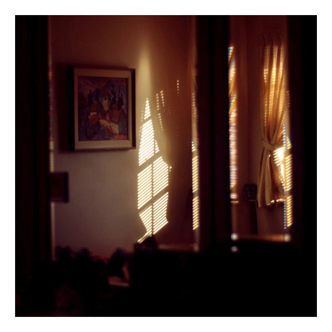 Warm Light in Mirror - 8x8 Fine Art Photograph