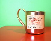 Smirnoff Copper Mule Mug with Jack Denison's Advertisement