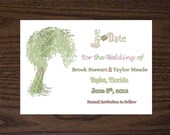 Pulp Wedding - Save the Date (Love Tree) Postcard
