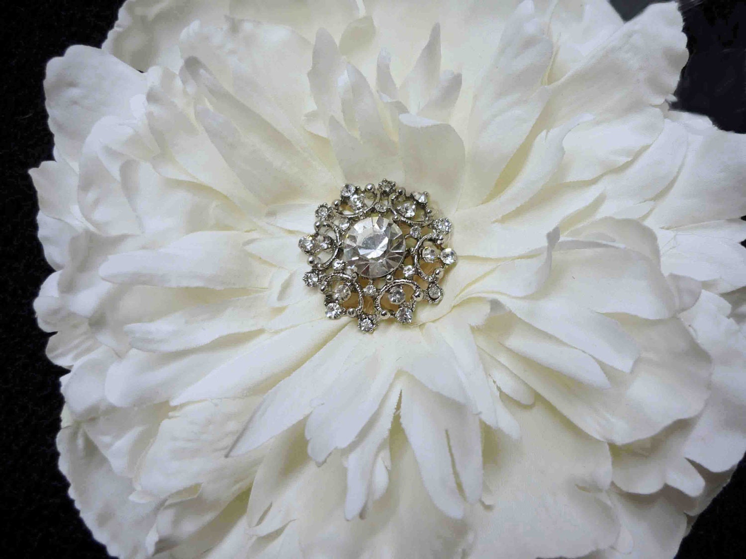 Flower Fascinator - Bridal Hair Comb - Flower Hair Clip - Hair Accessories Wedding