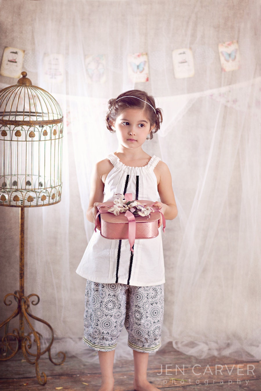Girls LIZZIE Tunic and Pantaloon Set... The Dear Jane Collection Sizes 12/18M through 12