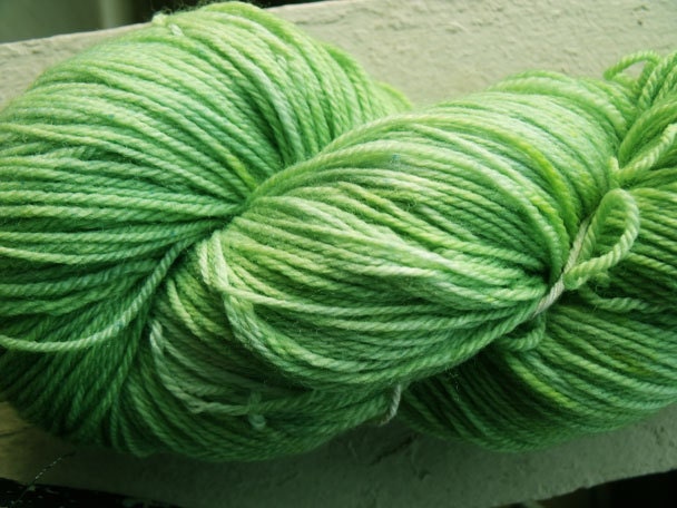 100% SW Merino Sock Yarn in Celery