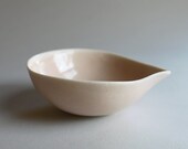 small gourd bowl in dusty pink