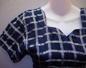 Navy & Gold Caftan Tunic Dress