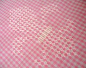 Fleur de Lis Chicken Scratch Gingham Embroidery Pattern and Tutorial