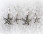 Earrings Silver Starfish Your Choice of Style