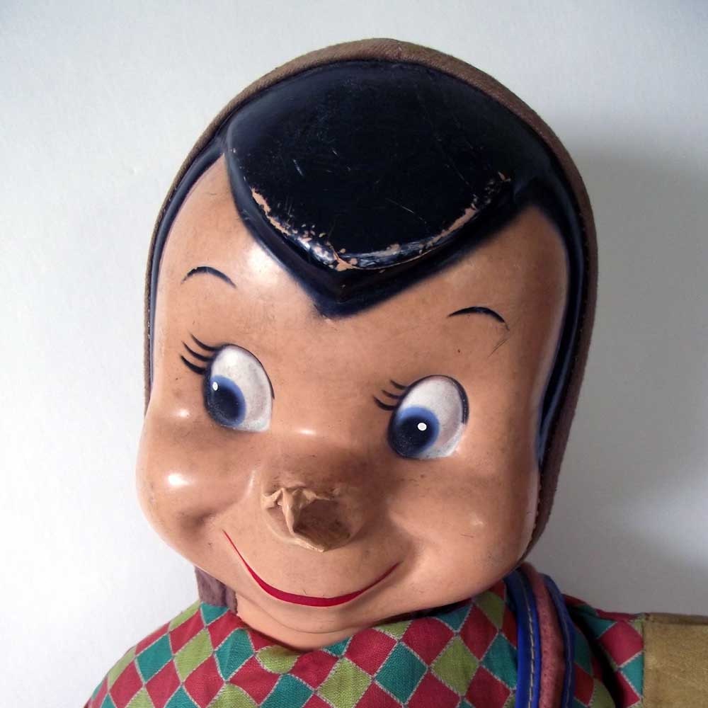 Adorable Vintage Stuffed Elf Doll