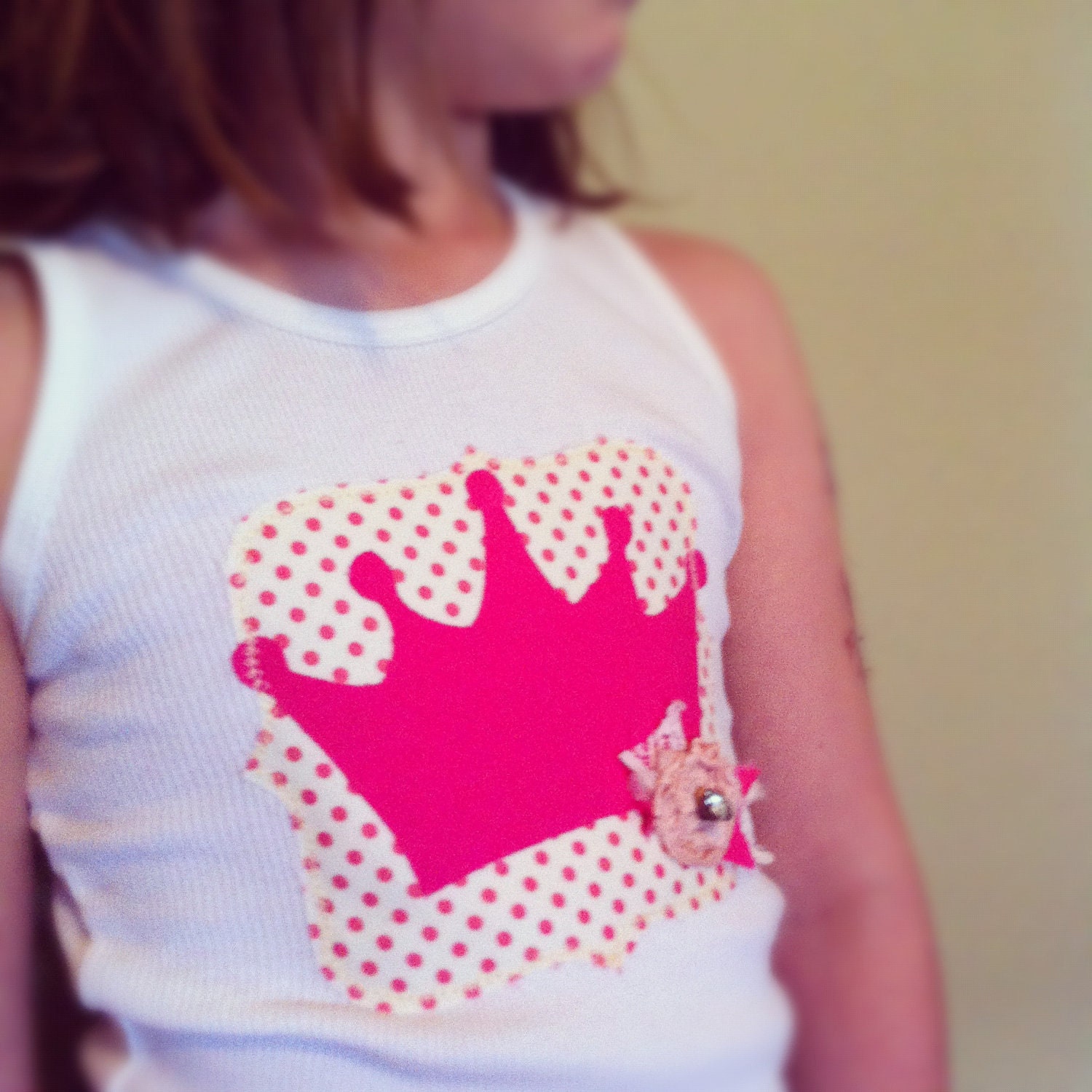 Cinderella Inspired Tank In Hot Pink...