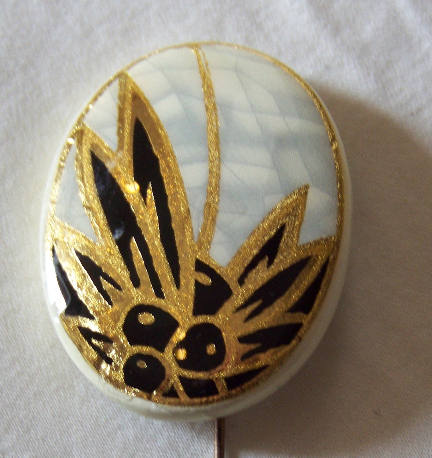 Vintage Art Nouveau Stick / Lapel Pin