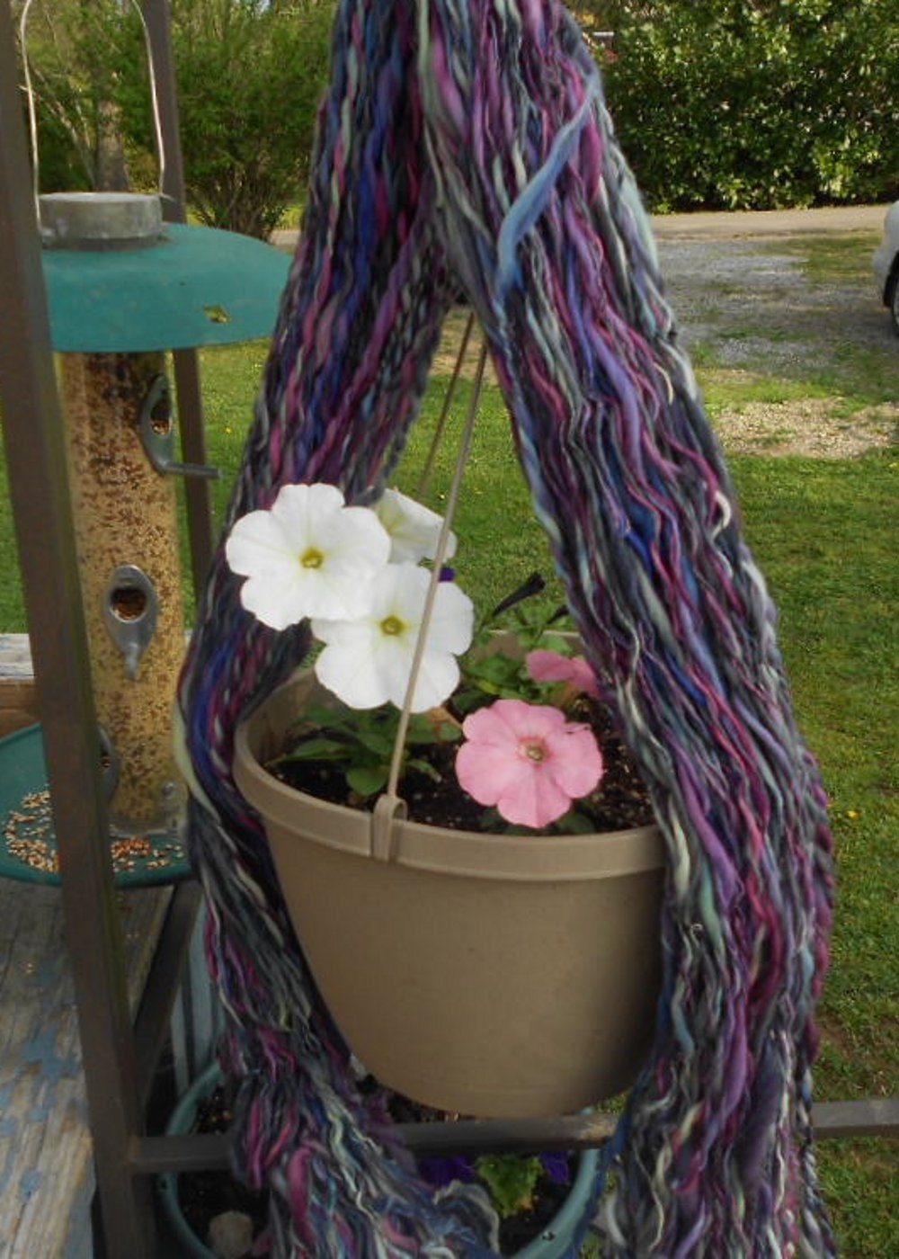 Handspun Yarn, Handspun Wool Yarn, Grapes of Yarn, Sport Weight, 8wpi
