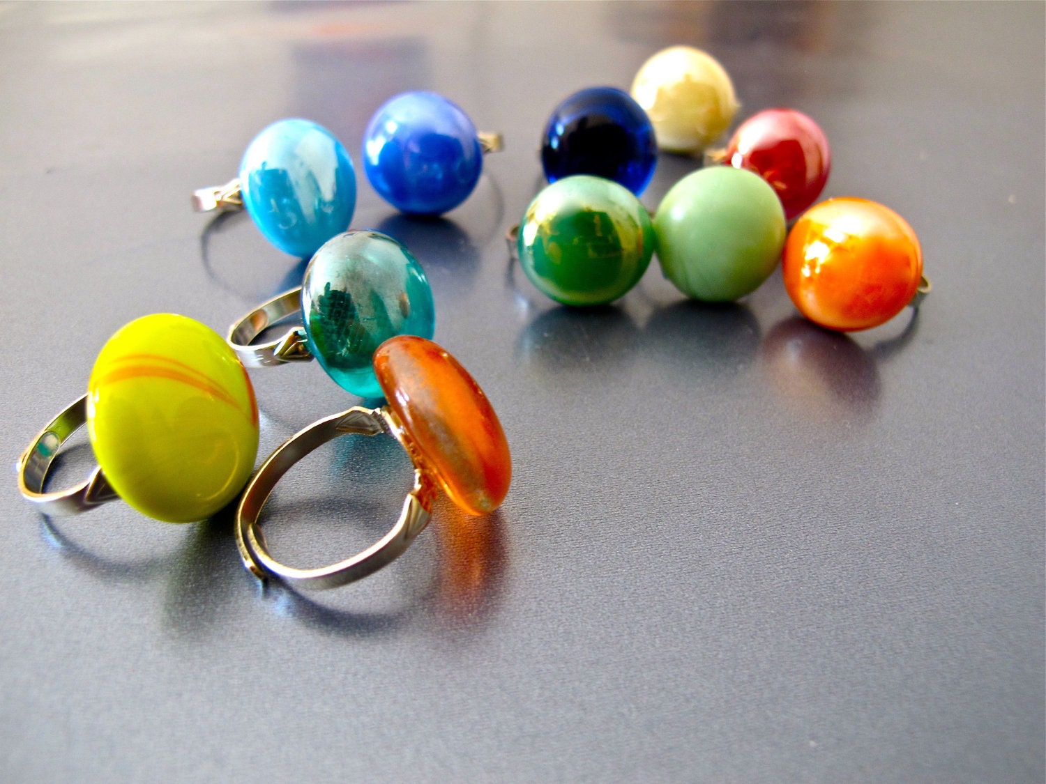 Spring Glass Fashion Ring FREE Shipping