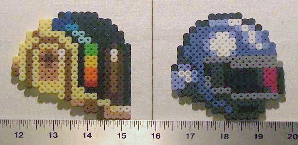 Daft Punk Helmet Magnets (set of 2)