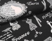 Sale -- Delightful Paris Image Design Print in Black  -- EK-QS38264A