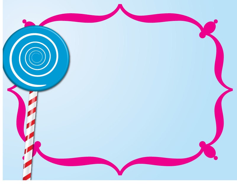 Candy Land Birthday Party 3 Sign Package