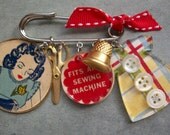 Vintage Kilt Pin-Time To Sew