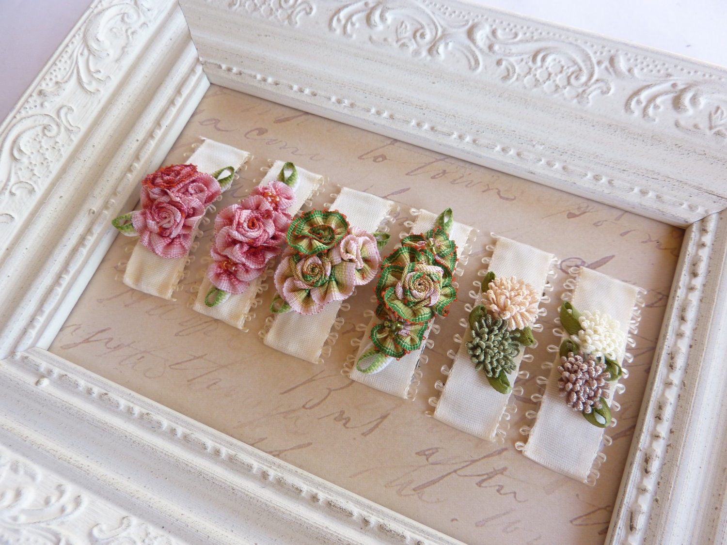 You Pick 2 Victorian Inspired Highly Detailed 1.75 inch Snap Clips  Infant Toddler Adult