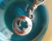 Sterling Silver Angel Charm Clip On Style With Lobster Clasp
