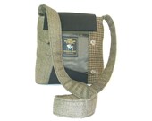 Recycled messenger from suit coats - unisex - Mr. Mooney, Jr. No.412
