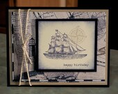 Man's Birthday Card using Stampin Up The Open Sea