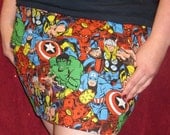 Comic Book Skirt- Avengers Mini Skirt with Pockets Available to Ship ASAP - BremaEbbingCostume