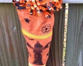 Primitive Halloween Witches Boot With Cat- Ready to Ship