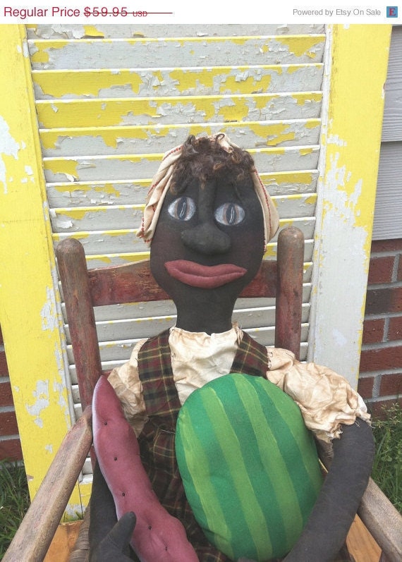 Primitive Mammy with Melons