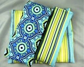 3PC Neck Wrap Back Pack Eye Pillow Set  Cold Therapy Organic Flaxseed Rice Lavender Scented For Her Gift Idea Birthday Wedding Yoga