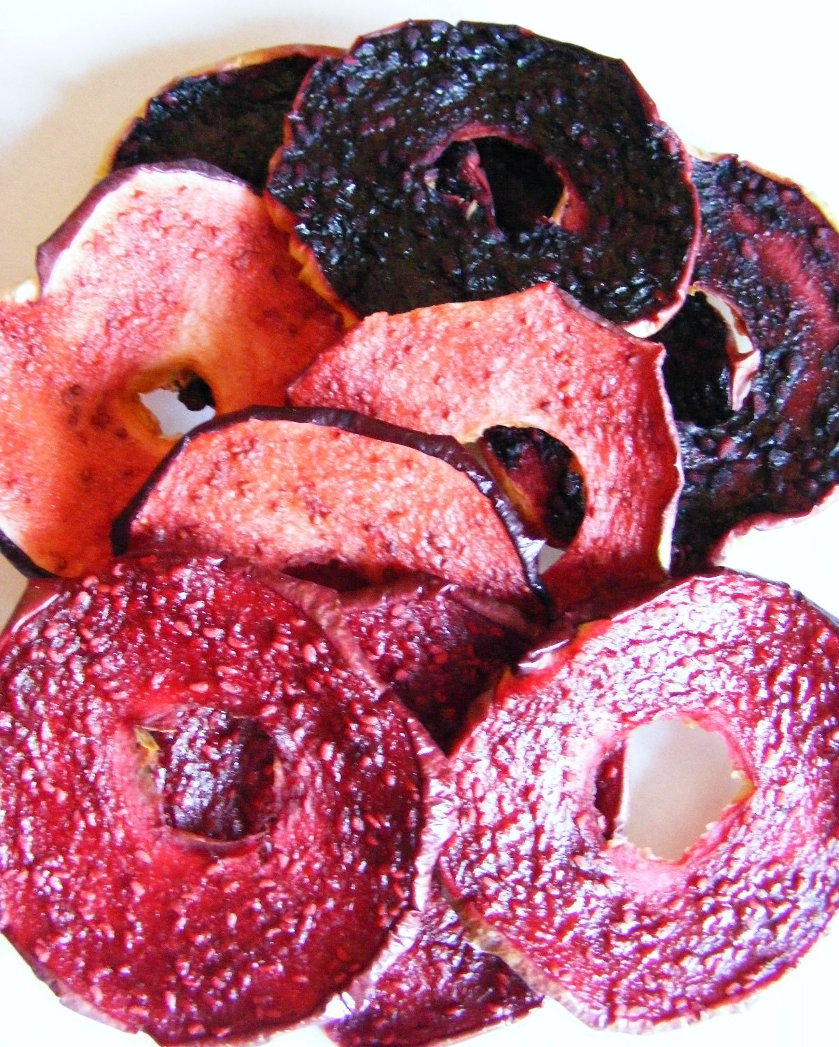 3 Berry glazed Apple Slices - Shipping included