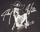 1985 JOHNNY WINTER Caught Live in 85 Guitar Slinger