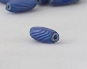 Onion Skin Melon Chevron Trade Bead - 1800's