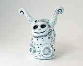 Moon Monster Clay Sculpture