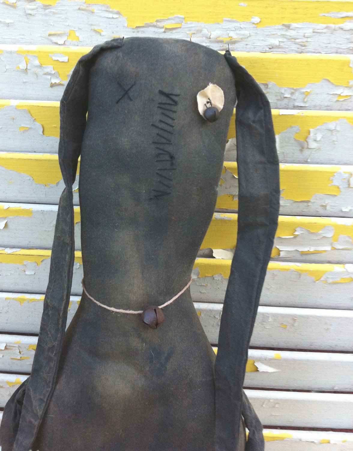 Primitive Olde and Worn Rabbit- Ready to ship
