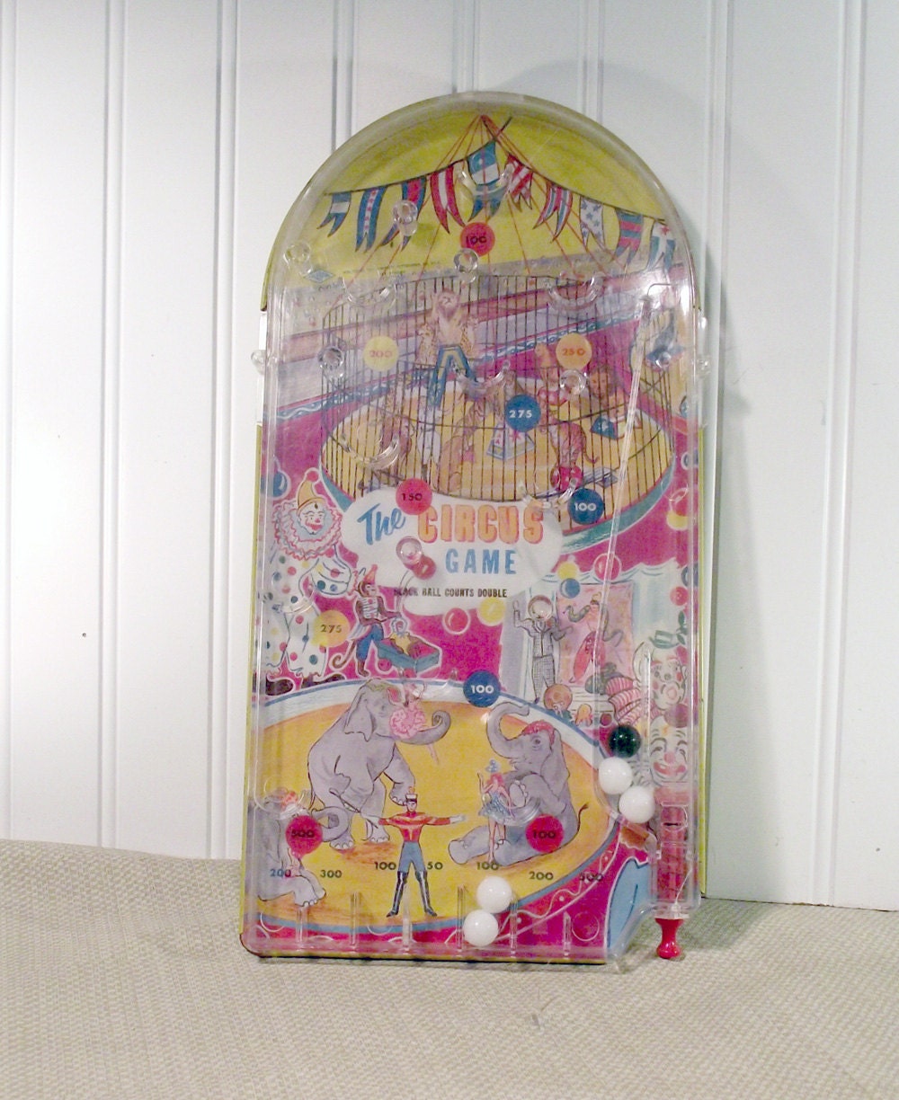 The Circus Game Pinball Table Top Wolverine Toy