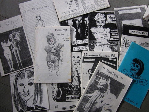 Riot Grrrl Nostalgia zine grab bag
