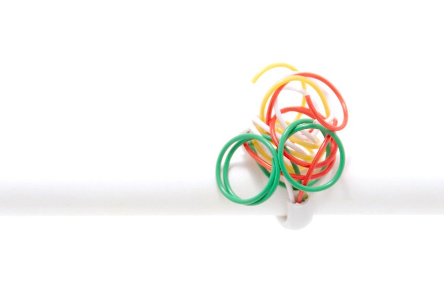 Electron Cloud - Nerd Ring From Upcycled Wire
