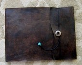 Large Refillable Artist's Sketchbook with Glass and Ceramic Beads.