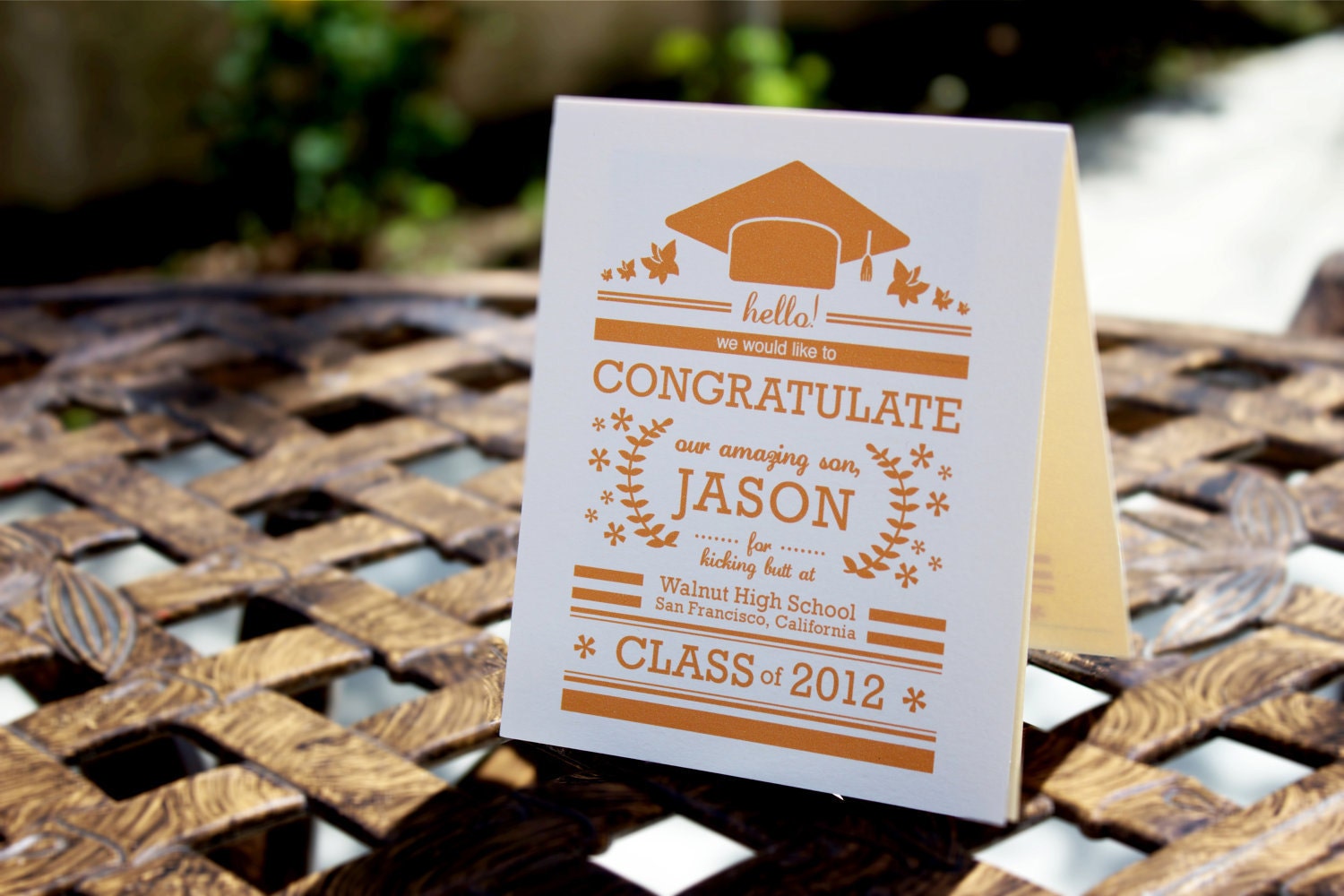 Modern and Clean Graduation Greeting Card