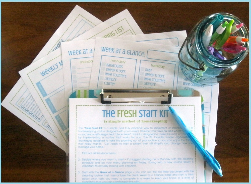 The Fresh Start Kit - 4 documents AND Implementation Guide