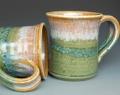 Pottery Mug Ceramic Coffee Mug Tri Layered