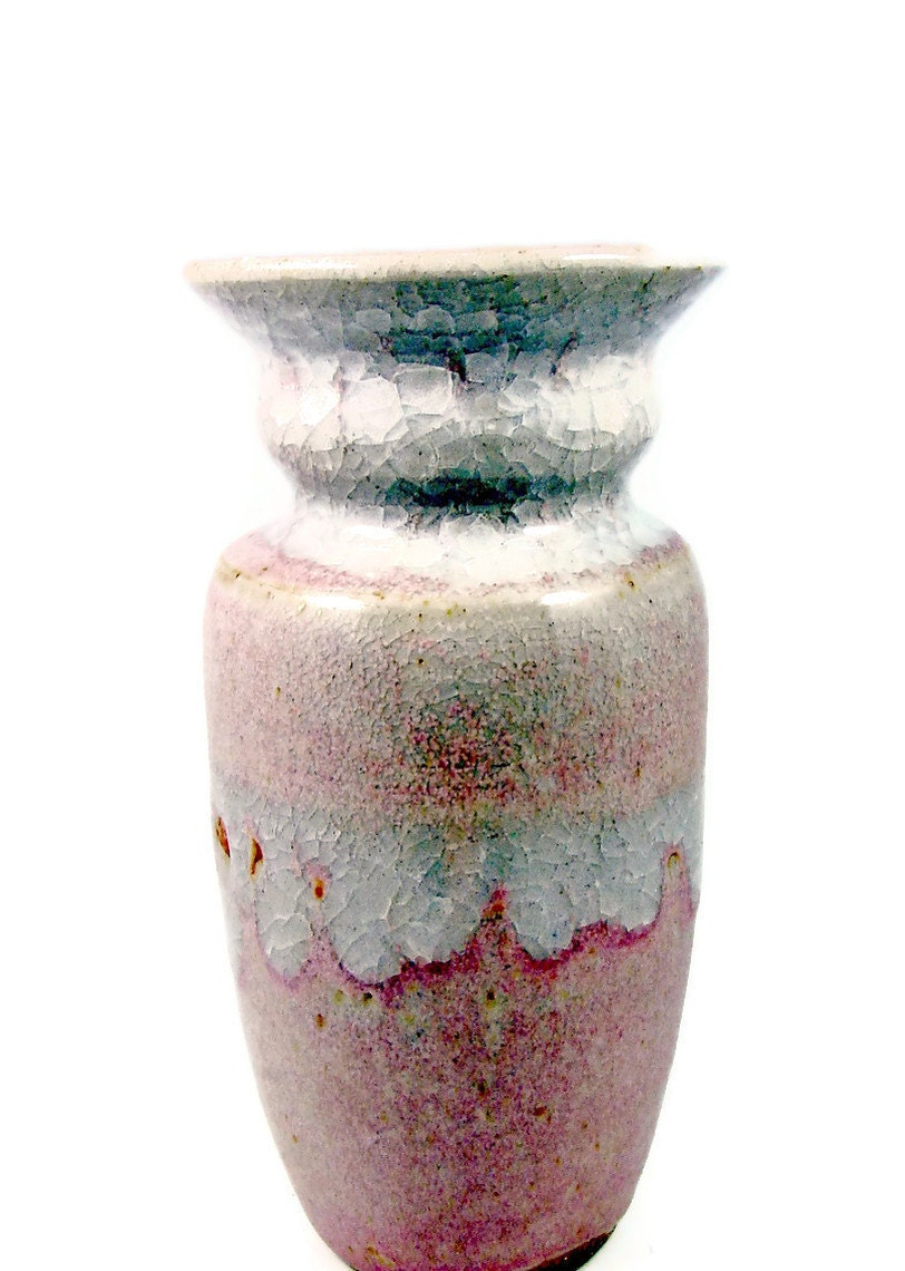 Ice Crackle Stoneware Modern Vase / Ready to Ship Today / Handmade  Wheel Thrown Ceramic Clay Pottery