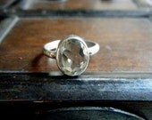 Sweet Diva Green Amethyst Ring Size 6