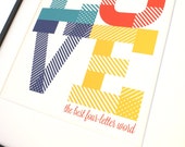 LOVE - the best four letter word