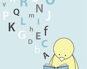 Alphabet Print, Nursery Art Print, ABC Nursery Art, Kids Alphabet Art