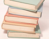 Vintage Pastel Books Photography Print Pale Pink Mint Green Light Blue Light Yellow Wall Art Home Decor 8x12 - MemorableImagery Vintage Pastel Books Photography Print Pale Pink Mint Green Light Blue Light Yellow Wall Art Home Decor 8x12 - MemorableImagery