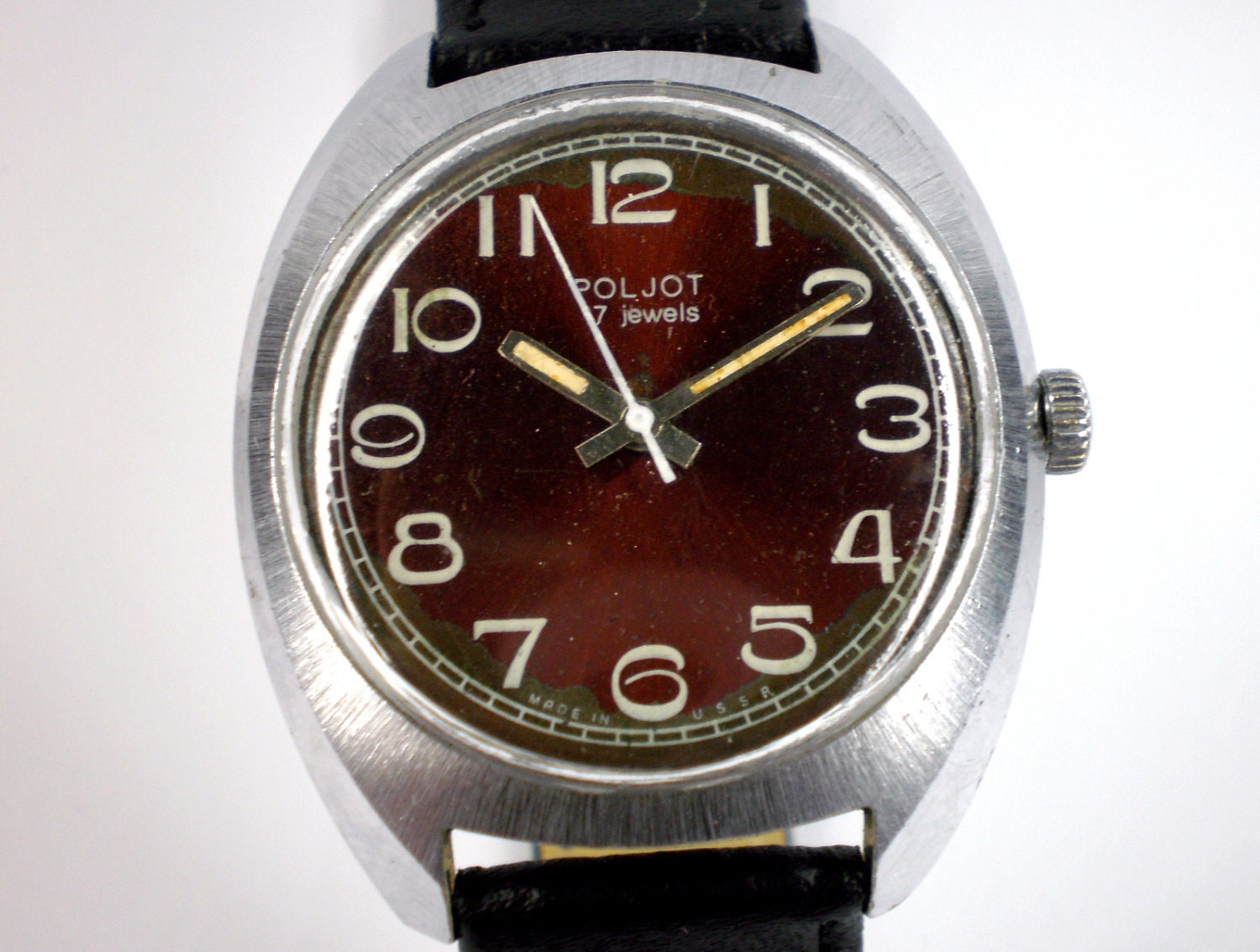 Vintage Poljot mechanical watch from Soviet/Ussr