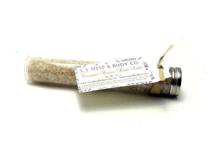 Coconut Breeze Bath Salts - Dead Sea Salt