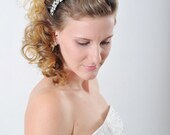 Bridal headpiece, Crystal rhinestone headband, crystal headband, bridal headband,hair bridal accessories