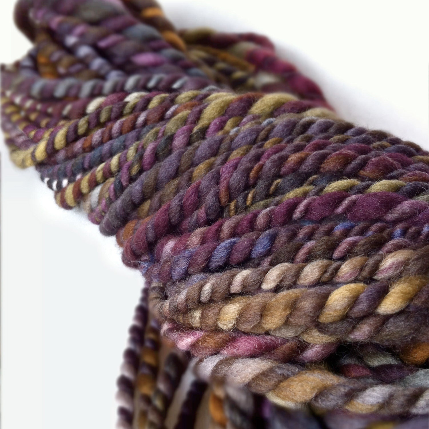 Chicken Payback - handspun yarn, super bulky weight