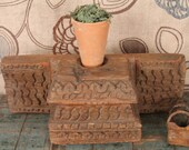 Carved Column Candle Stand