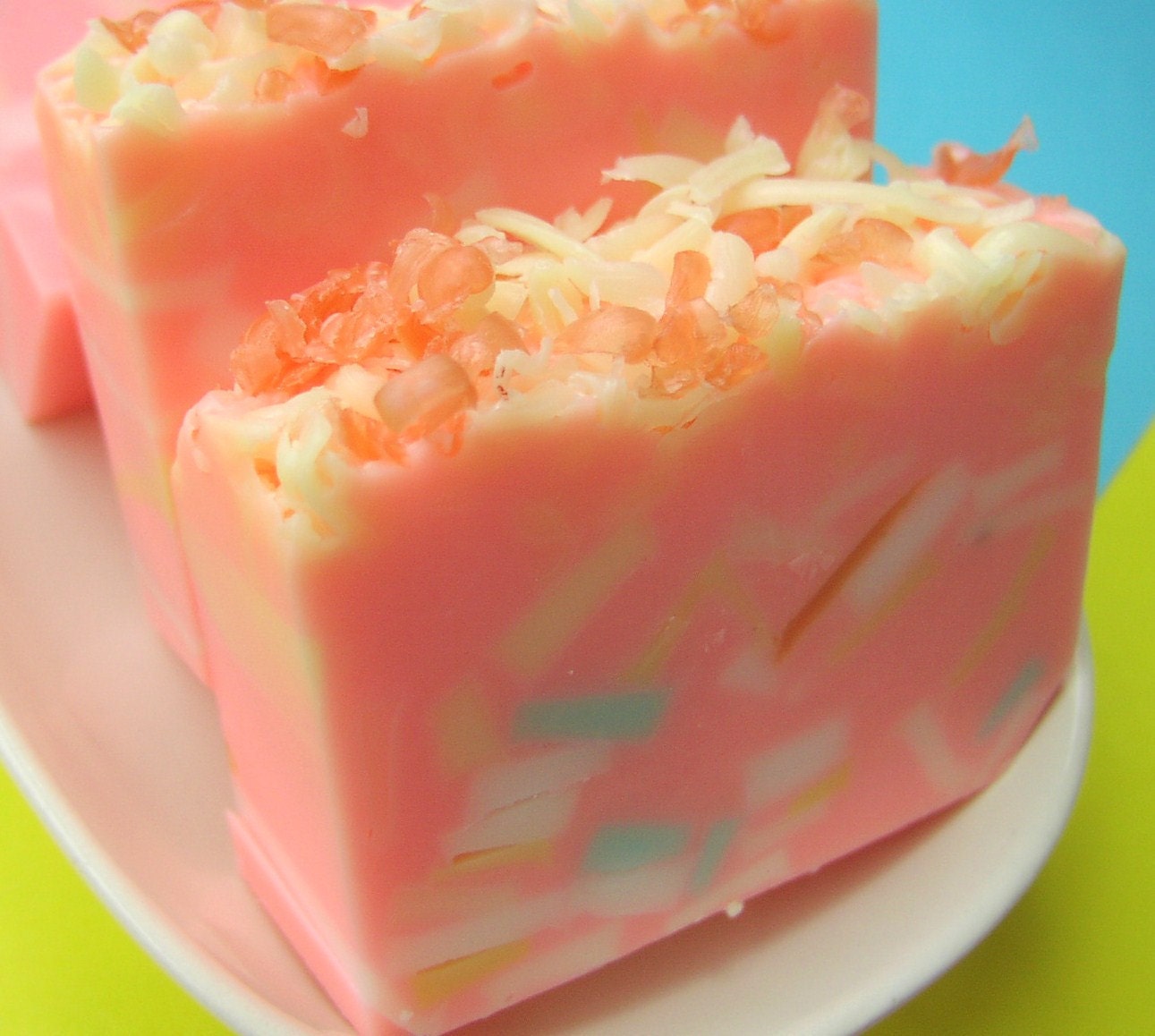Soap - Peach Sorbet Soap - All Natural Glycerin - NEW
